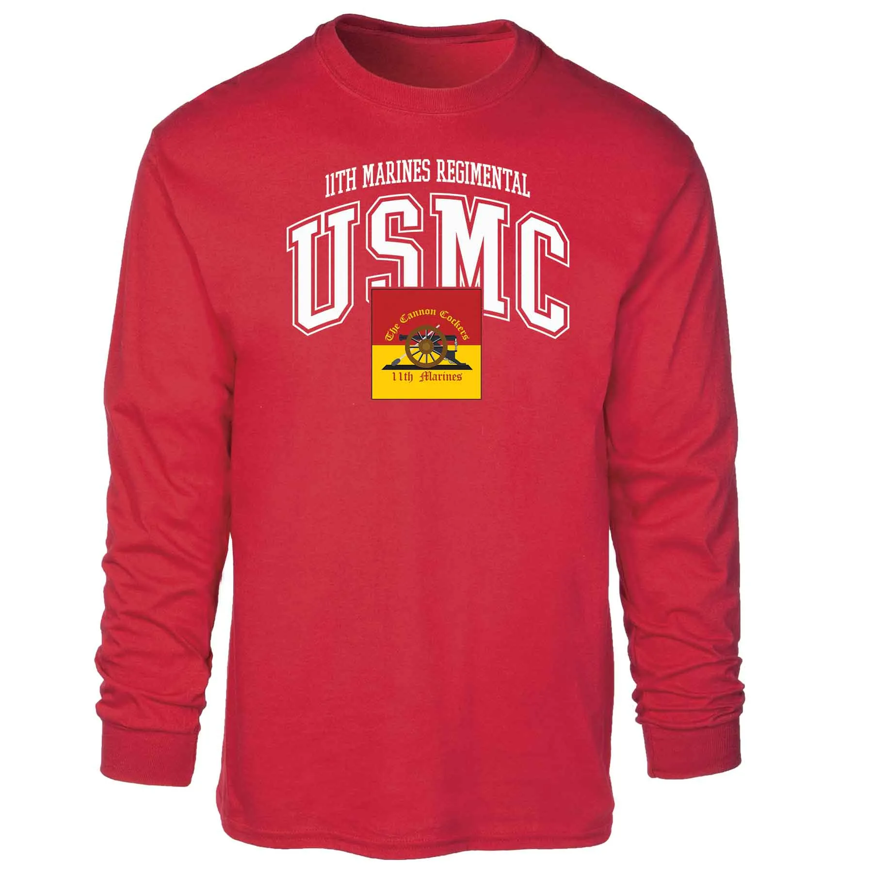 11th Marines Regimental Arched Long Sleeve T-shirt