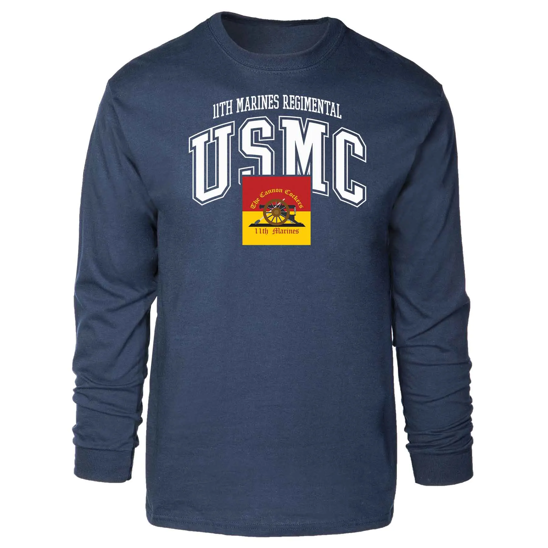 11th Marines Regimental Arched Long Sleeve T-shirt