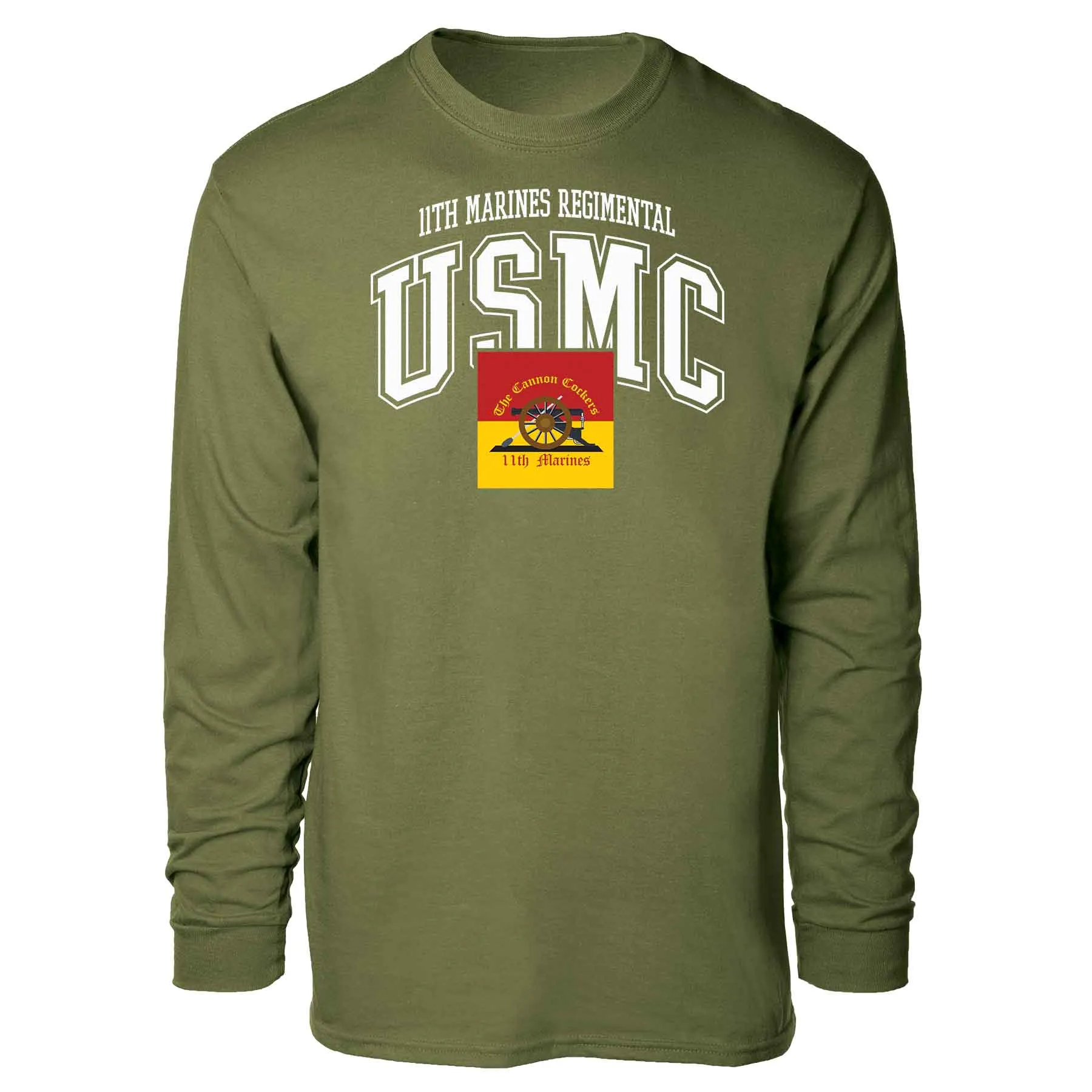 11th Marines Regimental Arched Long Sleeve T-shirt