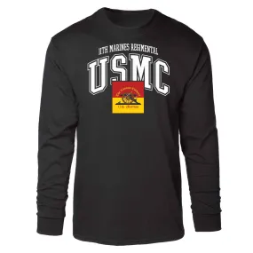 11th Marines Regimental Arched Long Sleeve T-shirt