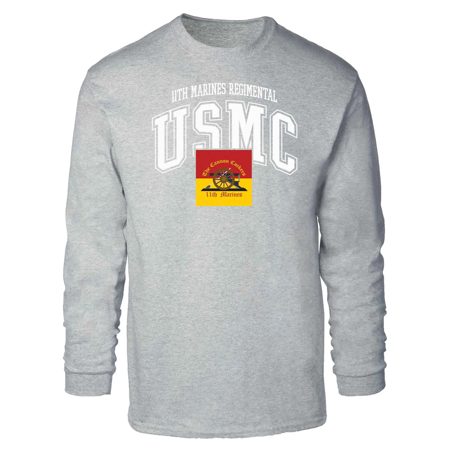 11th Marines Regimental Arched Long Sleeve T-shirt