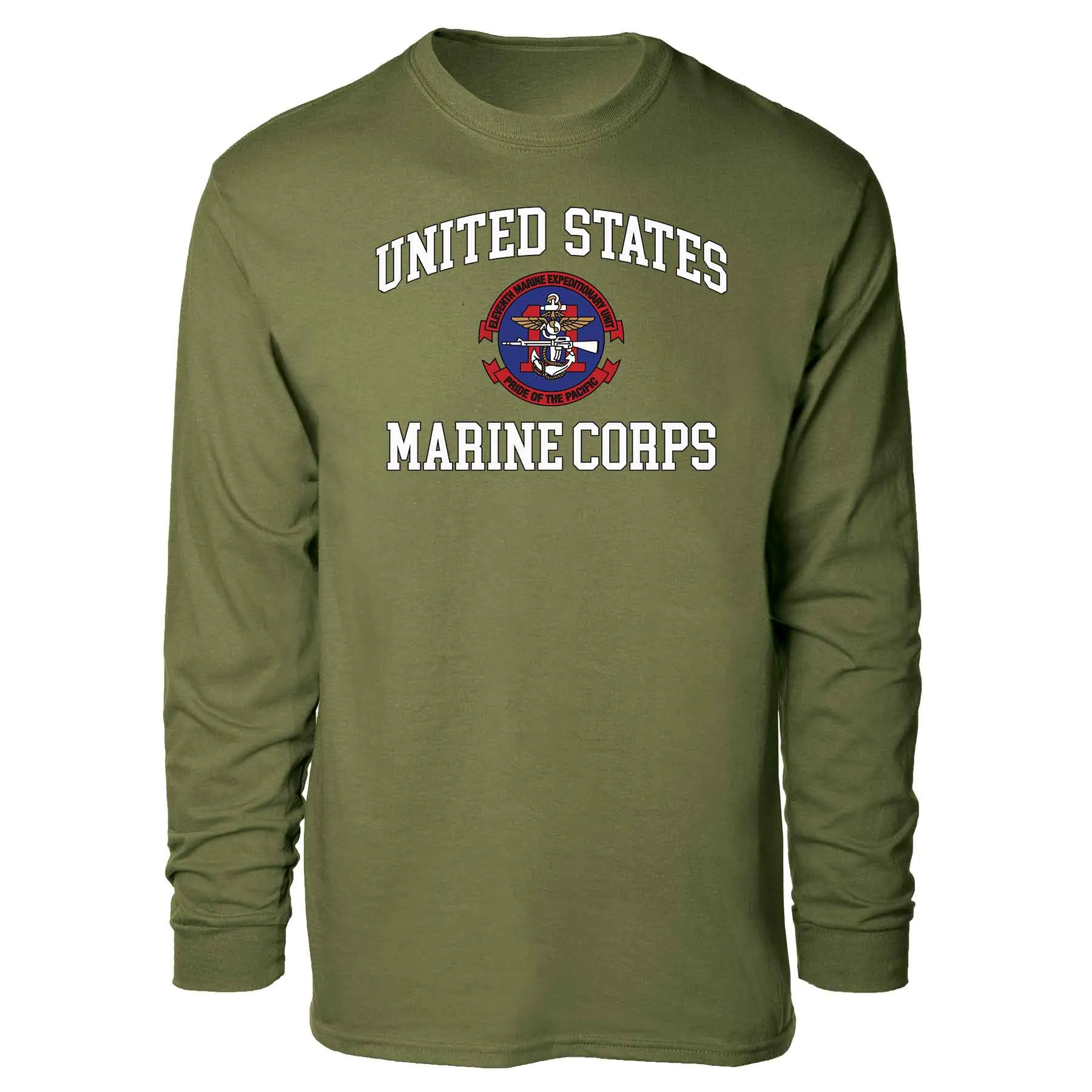 11th MEU Pride Of The Pacific USMC Long Sleeve T-shirt