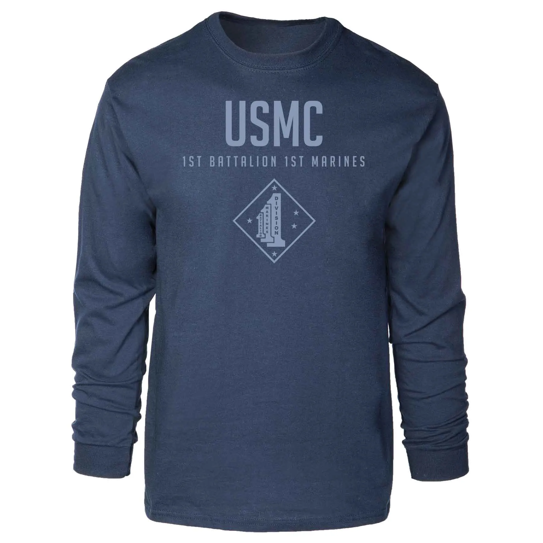 1st Battalion 1st Marines Tonal Long Sleeve T-shirt