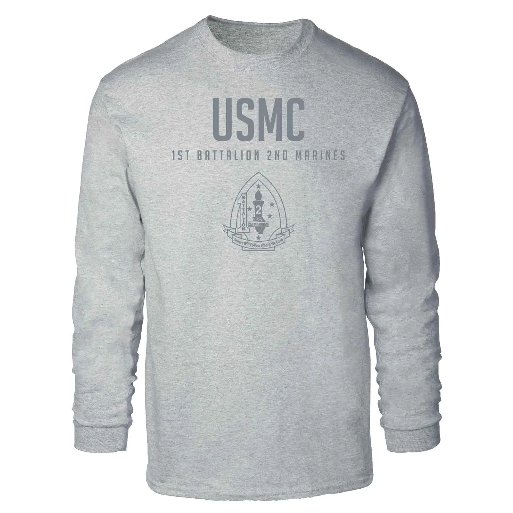 1st Battalion 2nd Marines Tonal Long Sleeve T-shirt