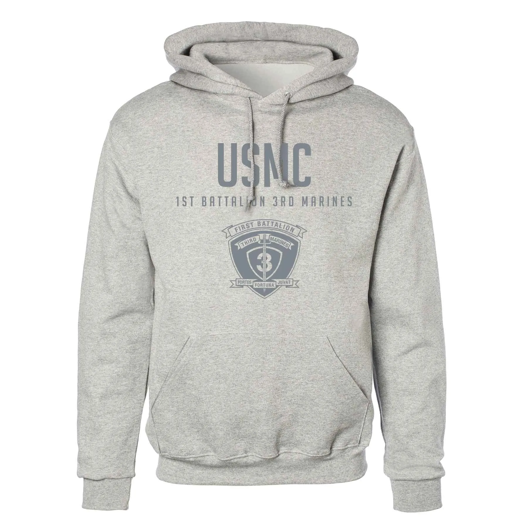 1st Battalion 3rd Marines Tonal Hoodie