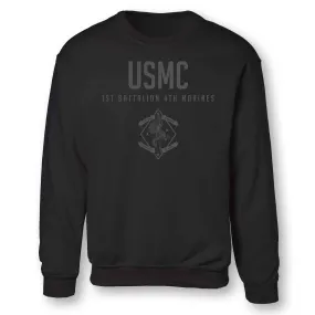 1st Battalion 4th Marines Tonal Sweatshirt