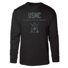 1st Battalion 8th Marines Tonal Long Sleeve T-shirt