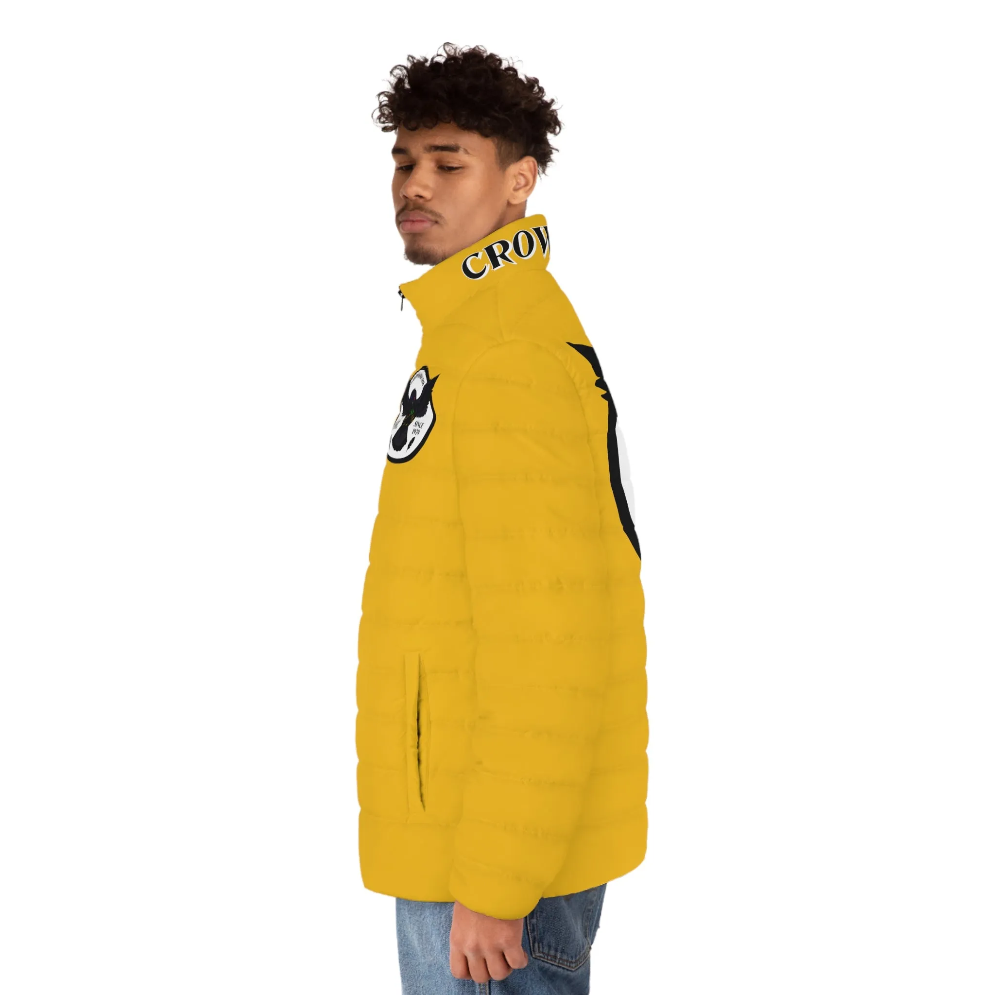 3rd Generation Men's CROWGODSHI Puffer Jacket, YELLOW