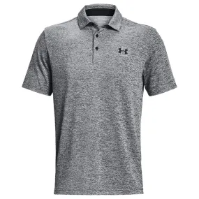 48-Hour Under Armour Men's Black/White Light Heather Playoff 3.0 Polo