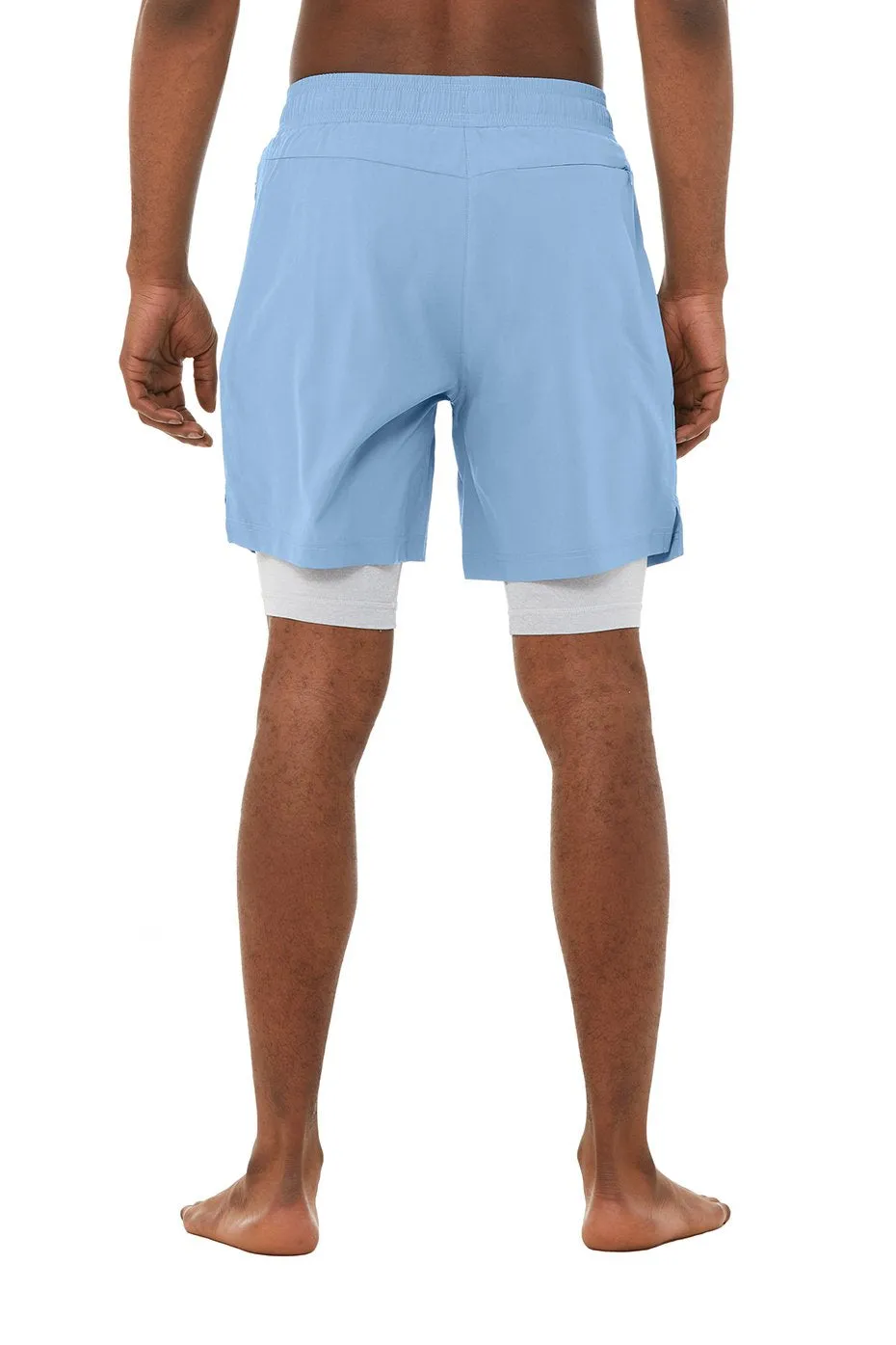 7” Unity 2-In-1 Short - Toluca Blue/Athletic Heather Grey