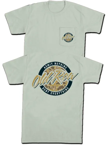 80's Camo Circle Pocket Tee