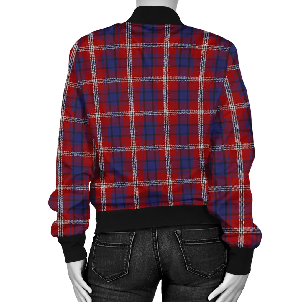 Ainslie Tartan Bomber Jacket with Family Crest