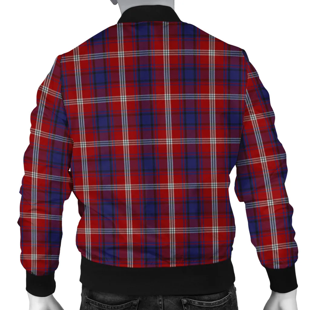 Ainslie Tartan Bomber Jacket with Family Crest