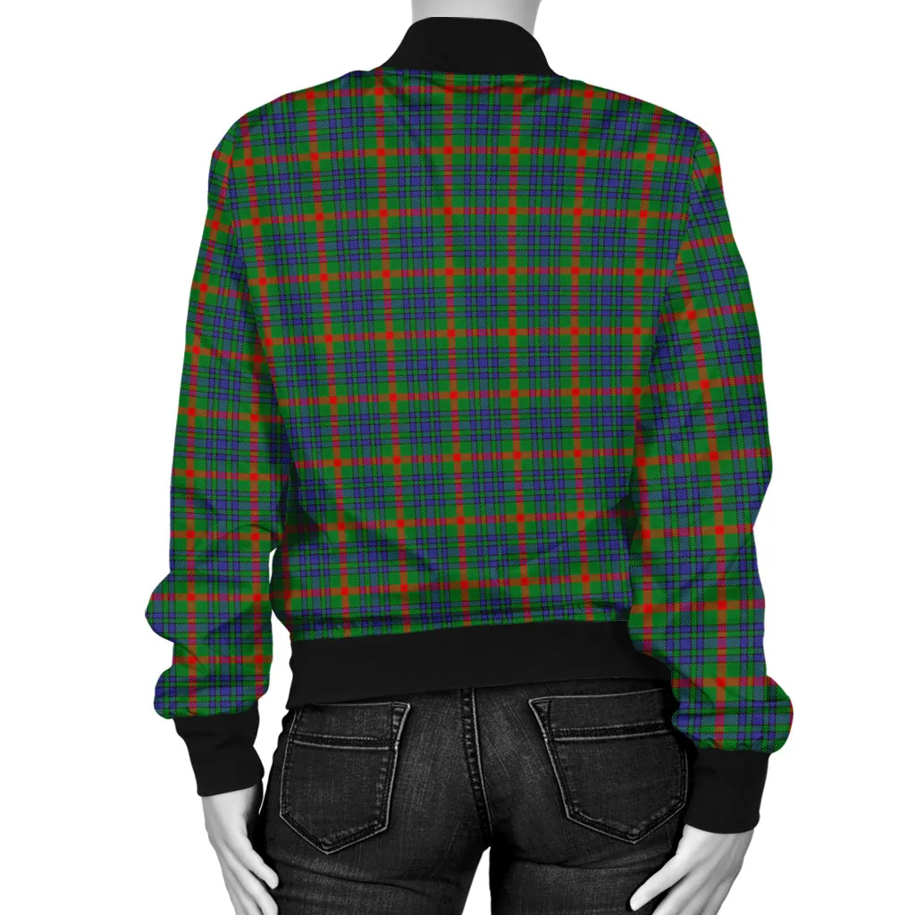 Aiton Tartan Bomber Jacket with Family Crest