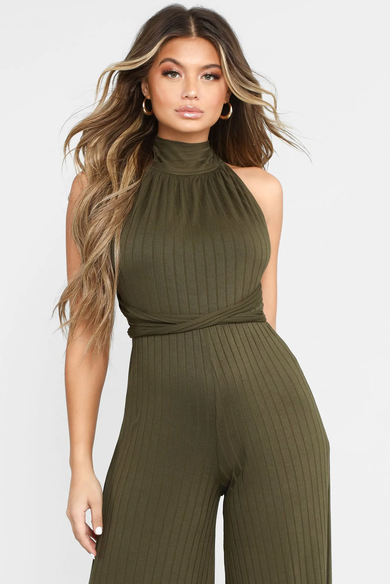 All In All Multi Way Jumpsuit - Olive