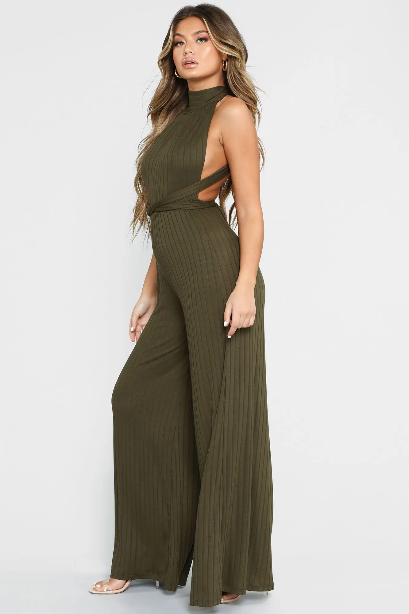 All In All Multi Way Jumpsuit - Olive