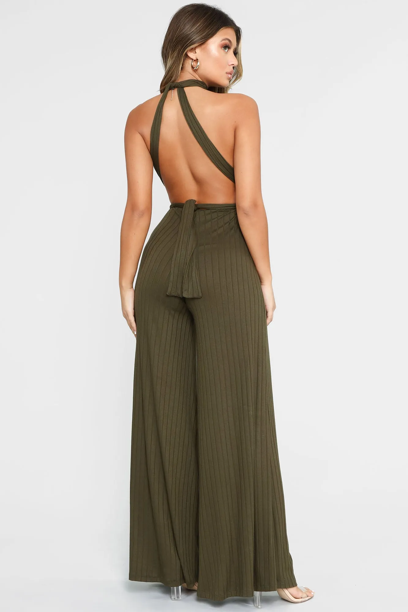 All In All Multi Way Jumpsuit - Olive