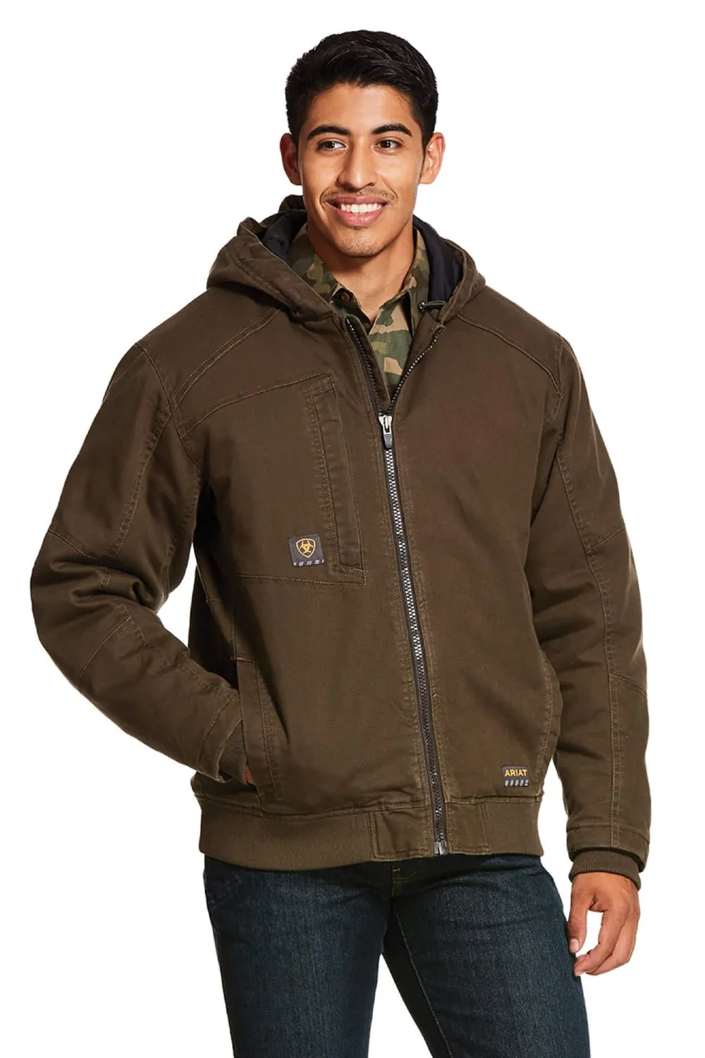 Ariat Mens Rebar Washed DuraCanvas Insulated Jacket