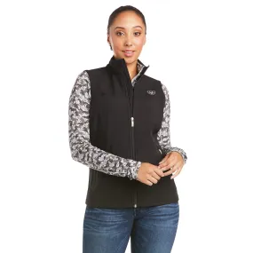 Ariat Women's Logo 2.0 Softshell Vest - Black (Available in Regular and Plus Sizes)