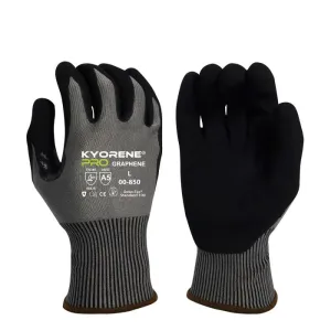 Armor Guys Kyorene Pro 00-850 15 Gauge Graphene A5 Liner Work Gloves, Gray, Box of 12 Pairs