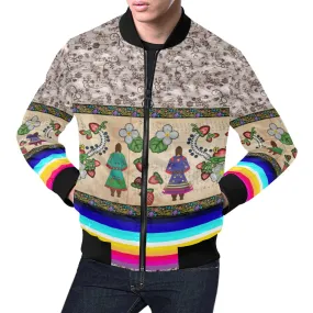 Aunties Gifts All Over Print Bomber Jacket for Men