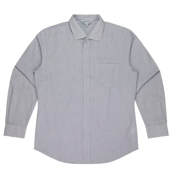 Aussie Pacific Mens Henley Long Sleeve Shirt-(1900L)