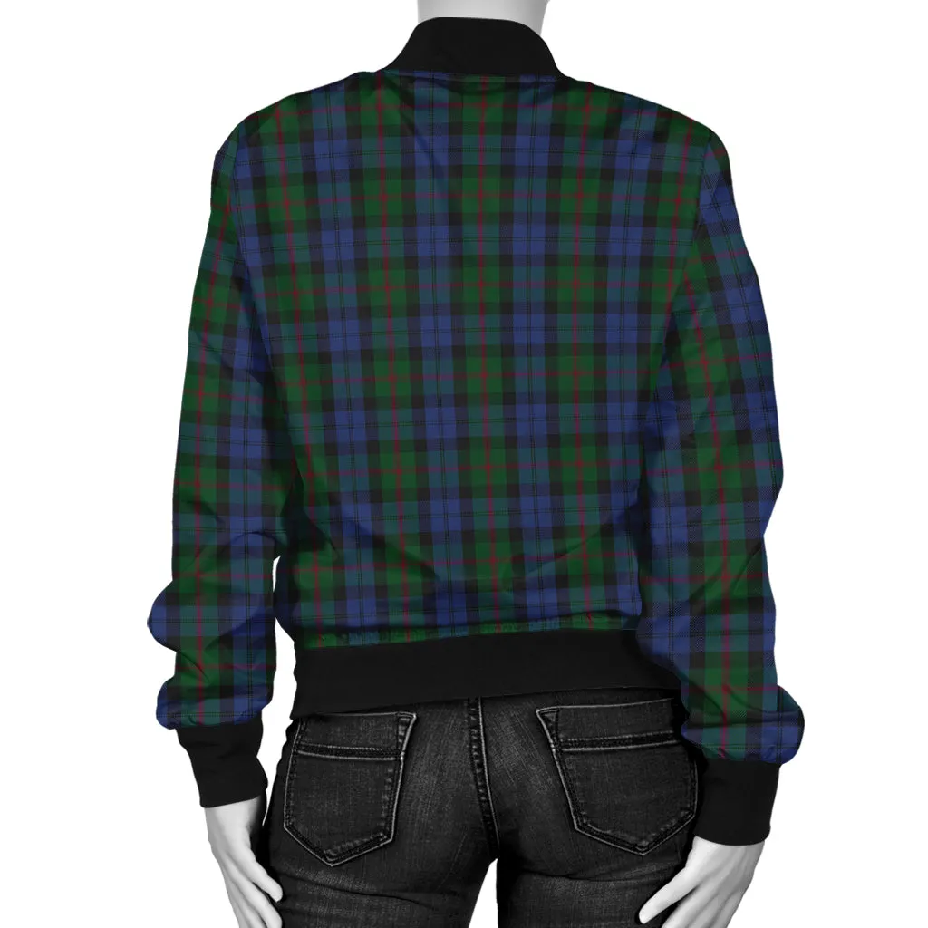 Baird Tartan Bomber Jacket with Family Crest