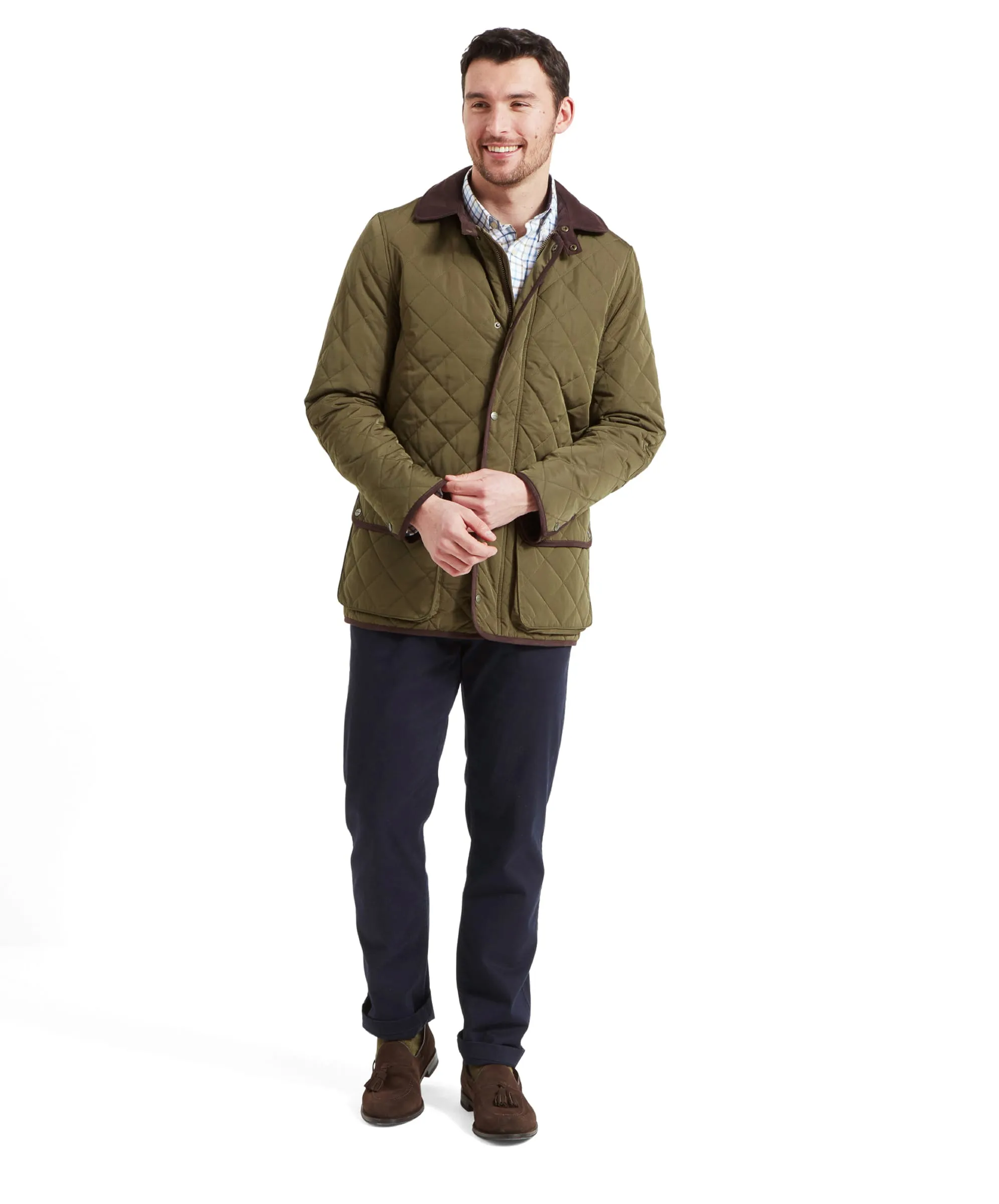 Barrowden Quilt Jacket - Olive