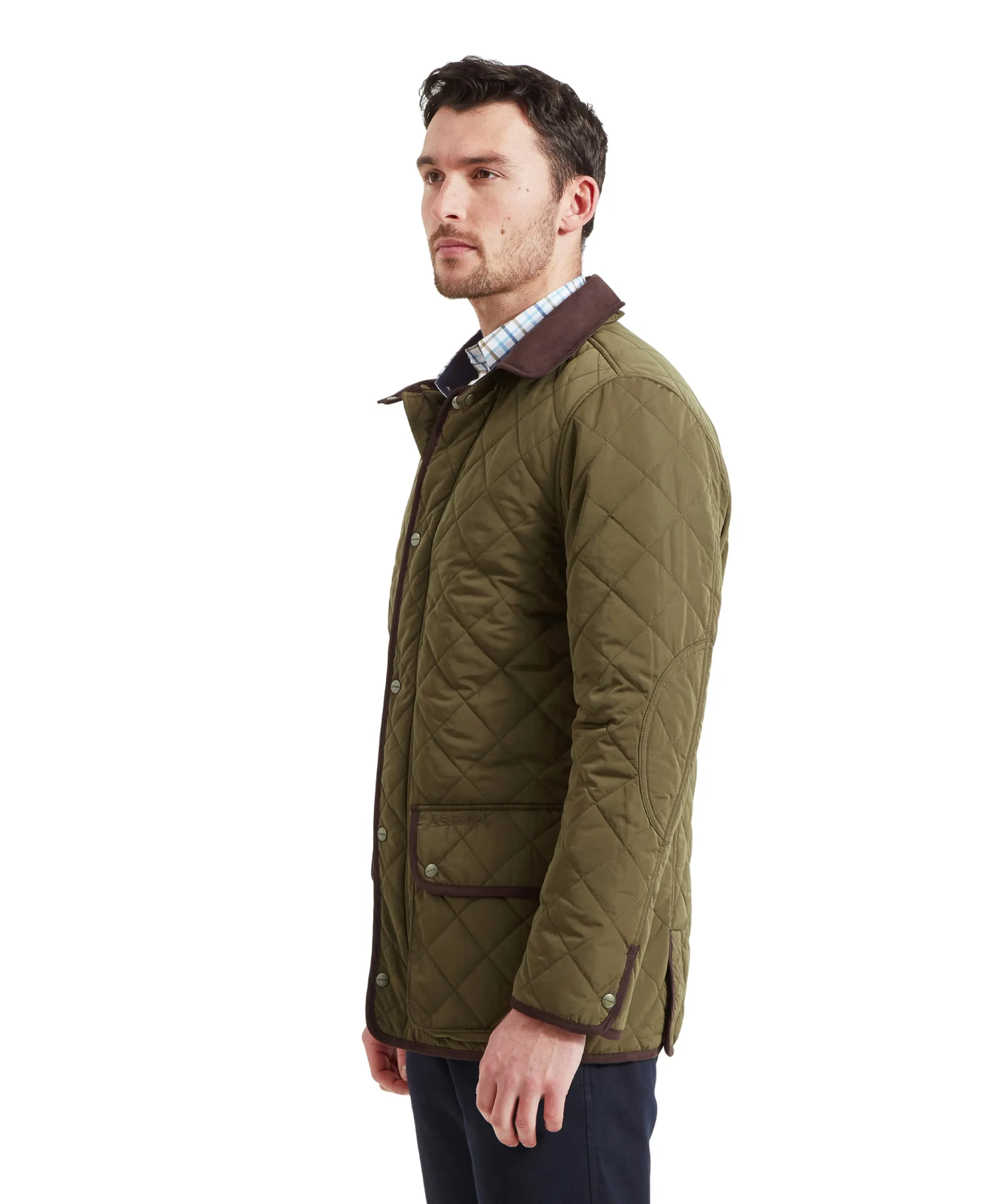 Barrowden Quilt Jacket - Olive