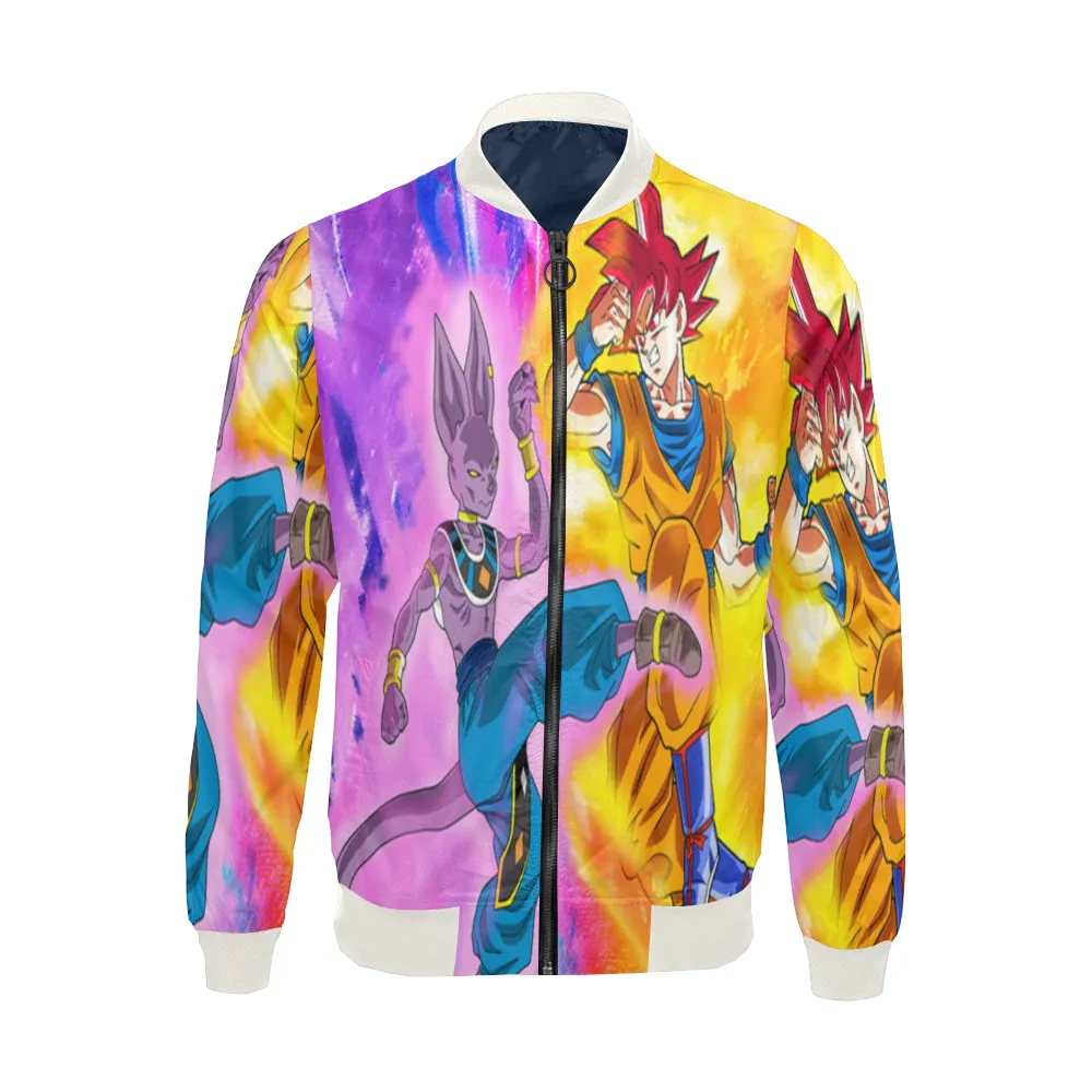 BEERUS VS GOKU Bomber Jacket for Men