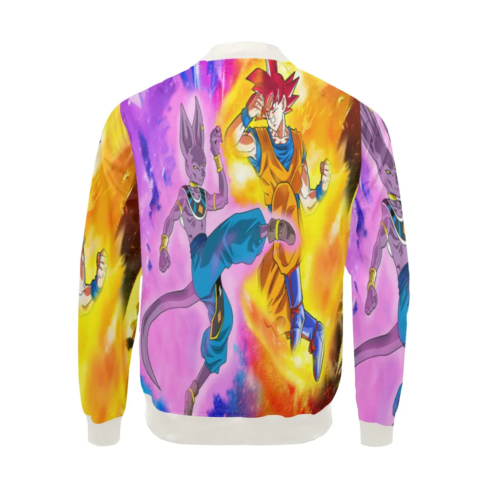 BEERUS VS GOKU Bomber Jacket for Men