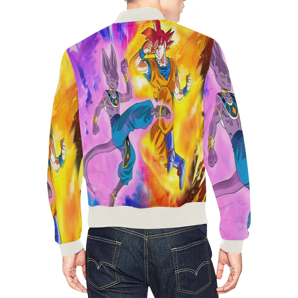 BEERUS VS GOKU Bomber Jacket for Men