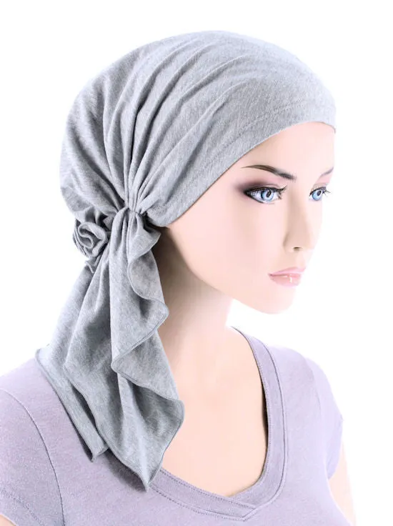 BELLA-732#The Bella Scarf Heather Gray