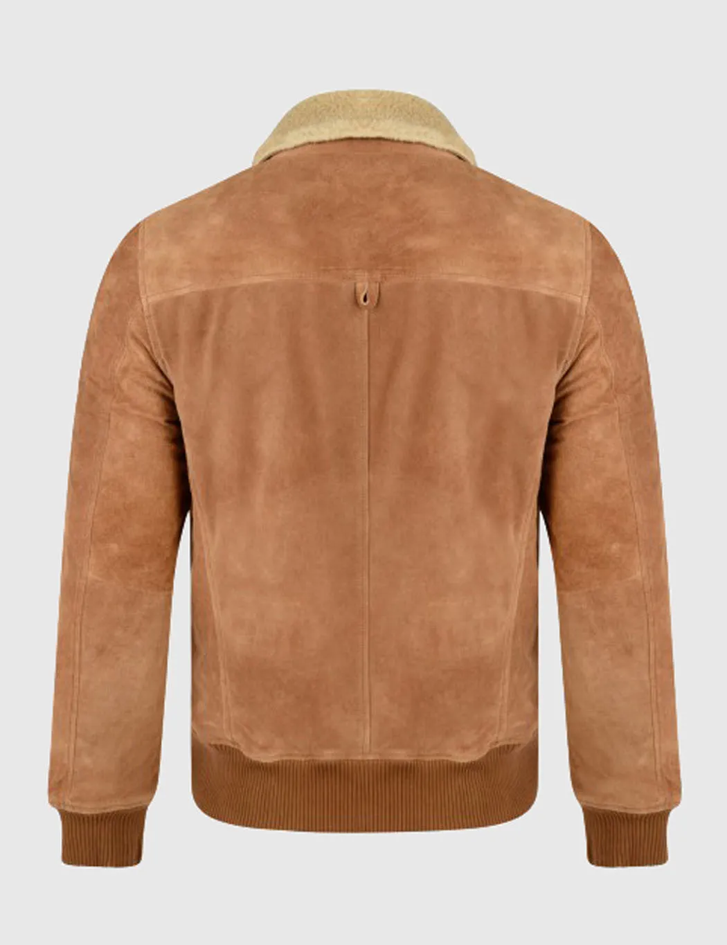 Bellfield Santo Suede Flying Jacket - Tan