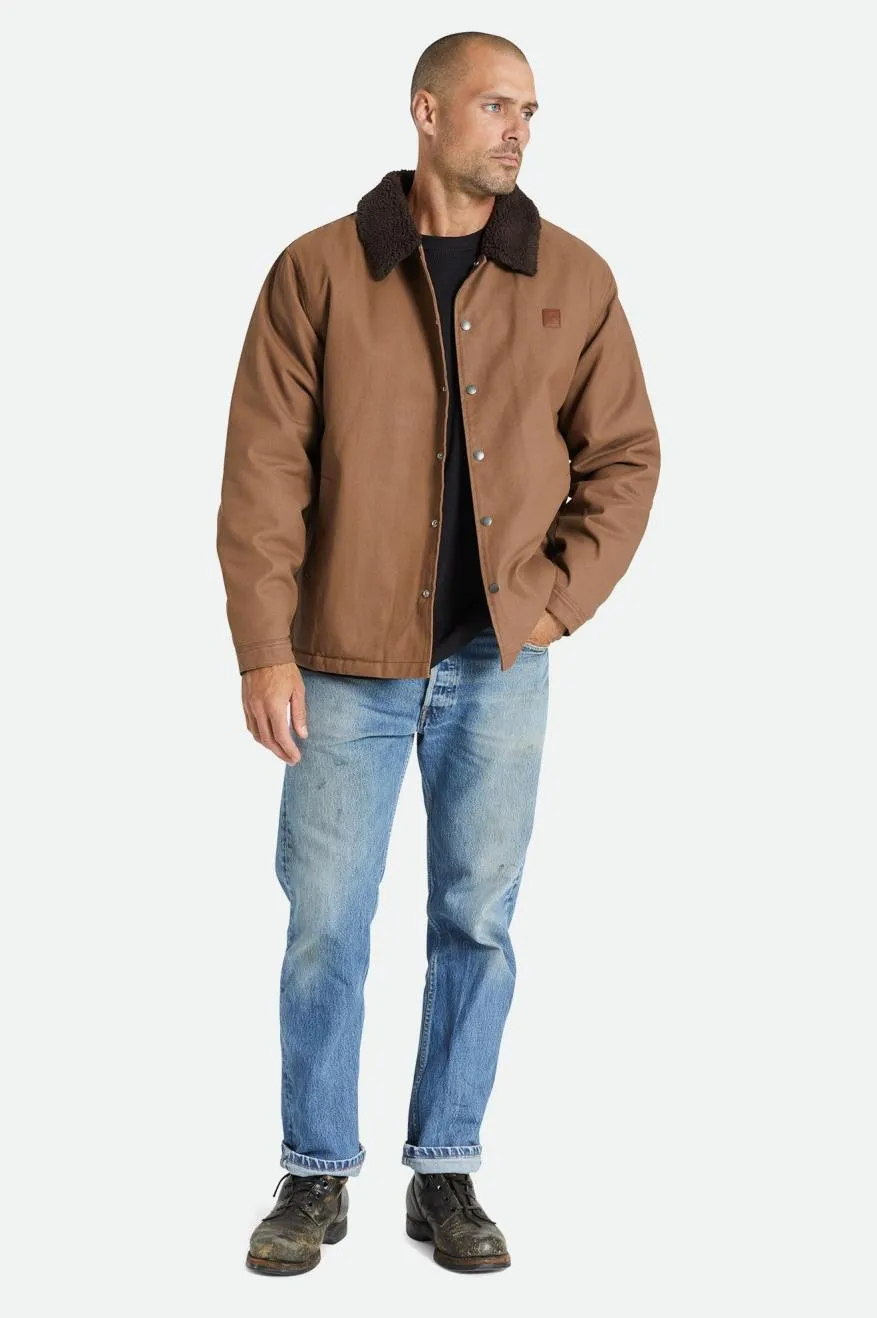 Beta Sherpa Lined Coaches Jacket - Desert Palm