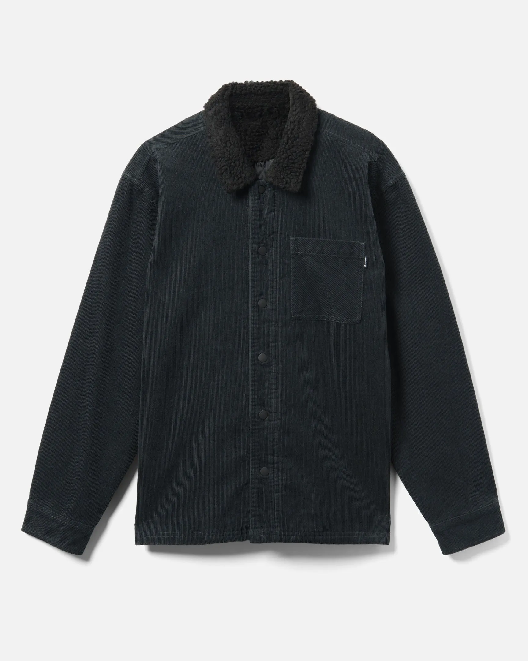 Bixby Cord Sherpa Lined Long Sleeve Shirt