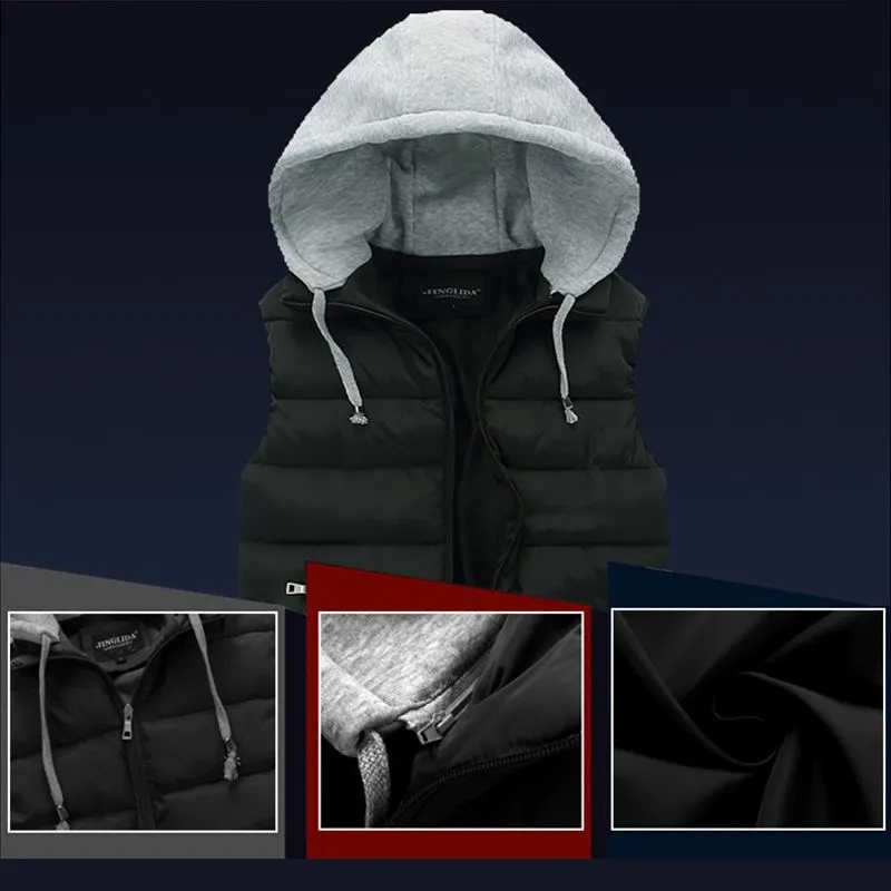 Bubble vest with hood - warm and comfortable vest