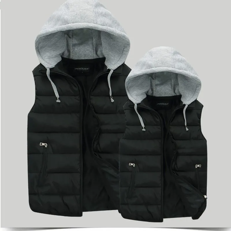 Bubble vest with hood - warm and comfortable vest