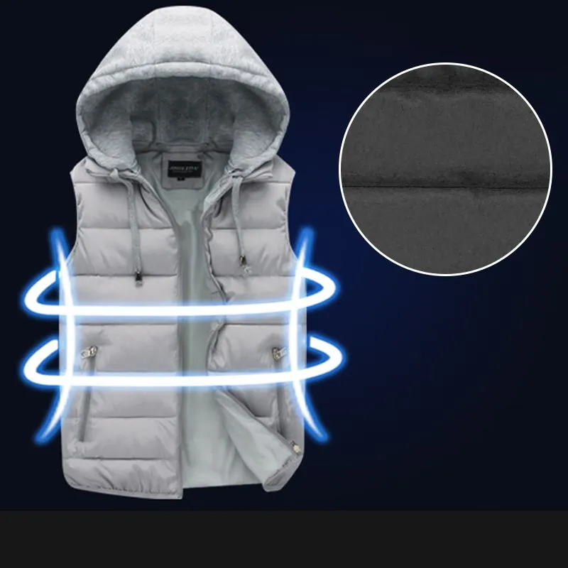 Bubble vest with hood - warm and comfortable vest