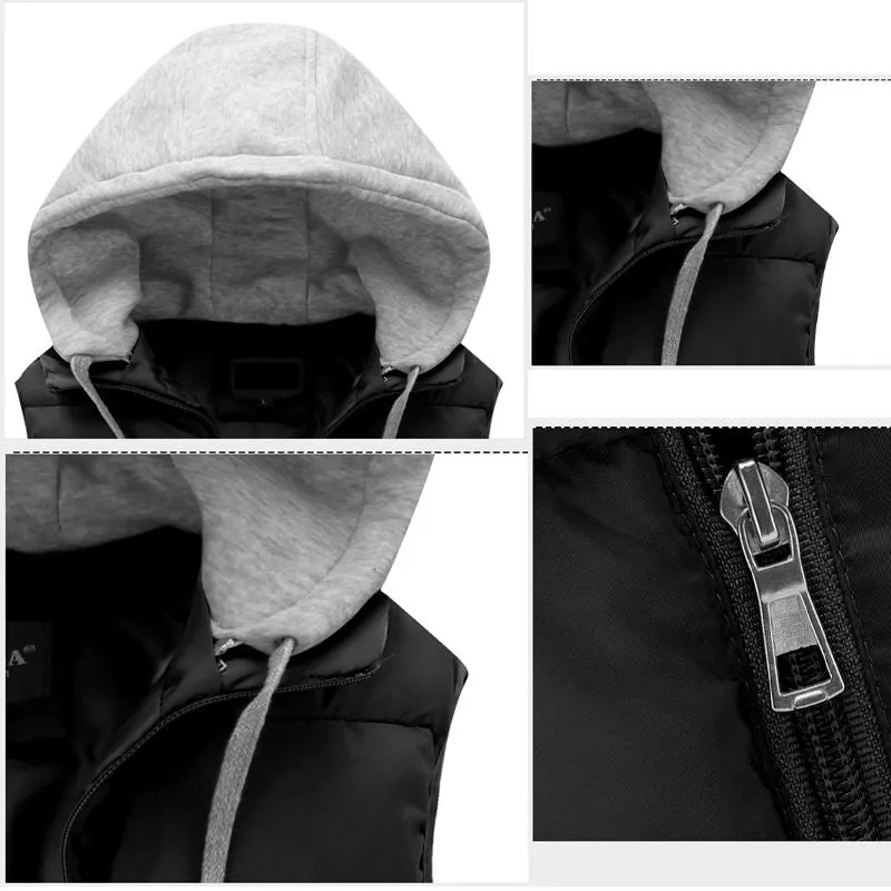 Bubble vest with hood - warm and comfortable vest