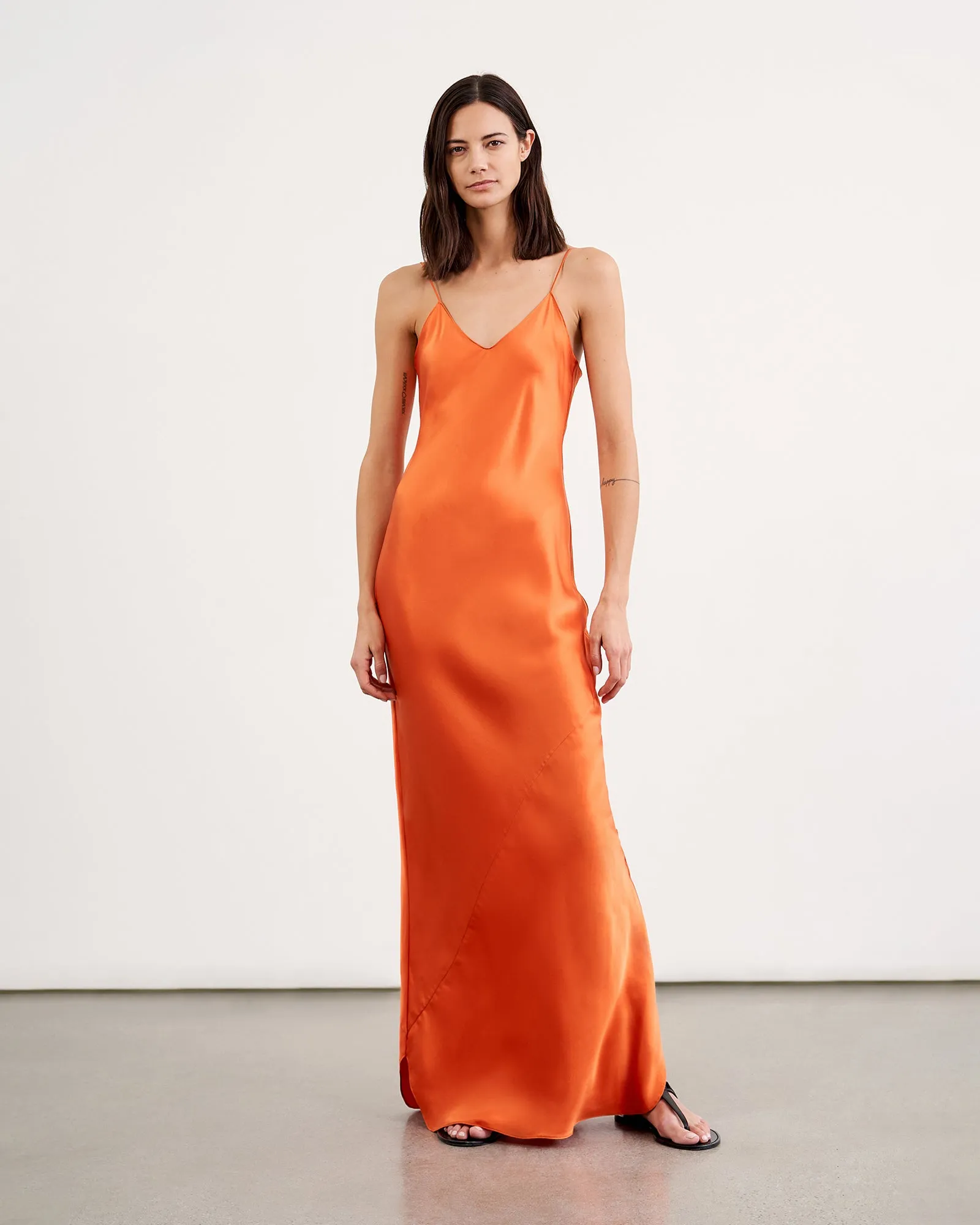 CAMI SILK GOWN