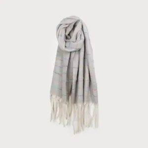 Caracol Woven Winter Scarf 6187-LTP Grey Combo