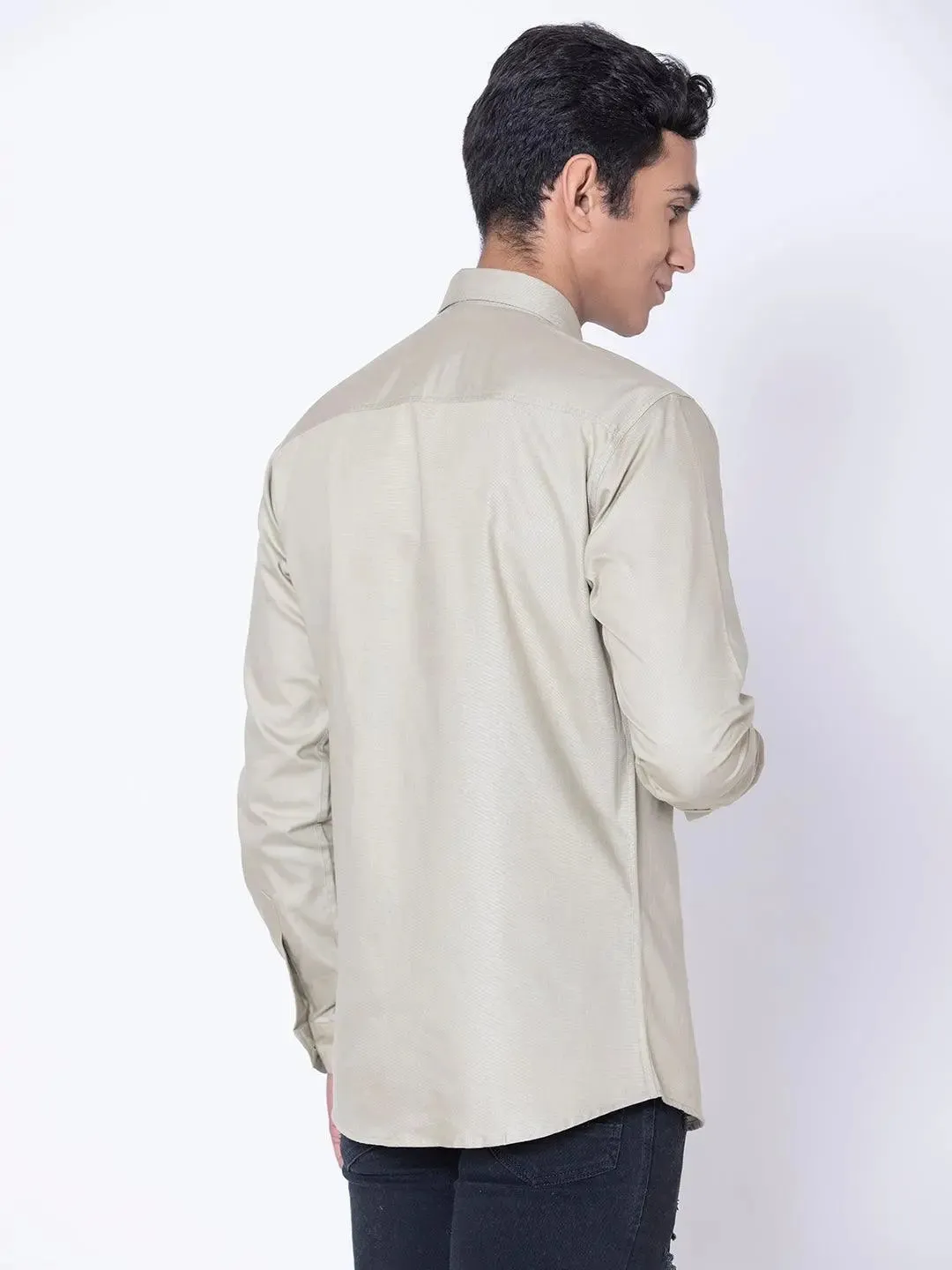 Caramel Double Pocket Casual Shirt