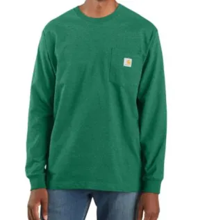 Carhartt Long-Sleeve Pocket T-Shirt Green