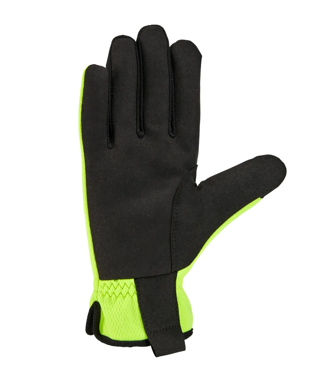 Carhartt Men's High Dexterity Open Cuff Gloves - High Vis Lime