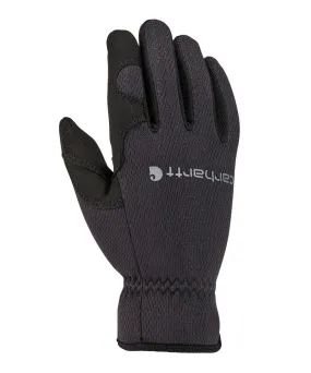 Carhartt Women's High Dexterity Open Cuff Gloves - Black