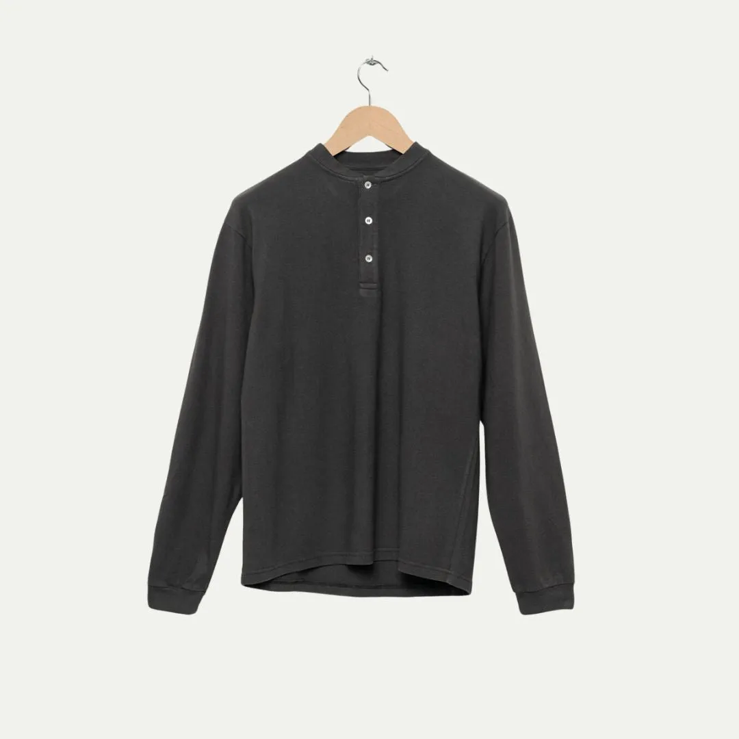 Carneiro Long Sleeve Henley (Ash)