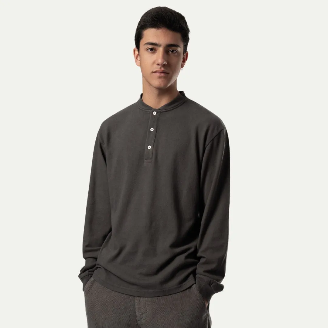 Carneiro Long Sleeve Henley (Ash)