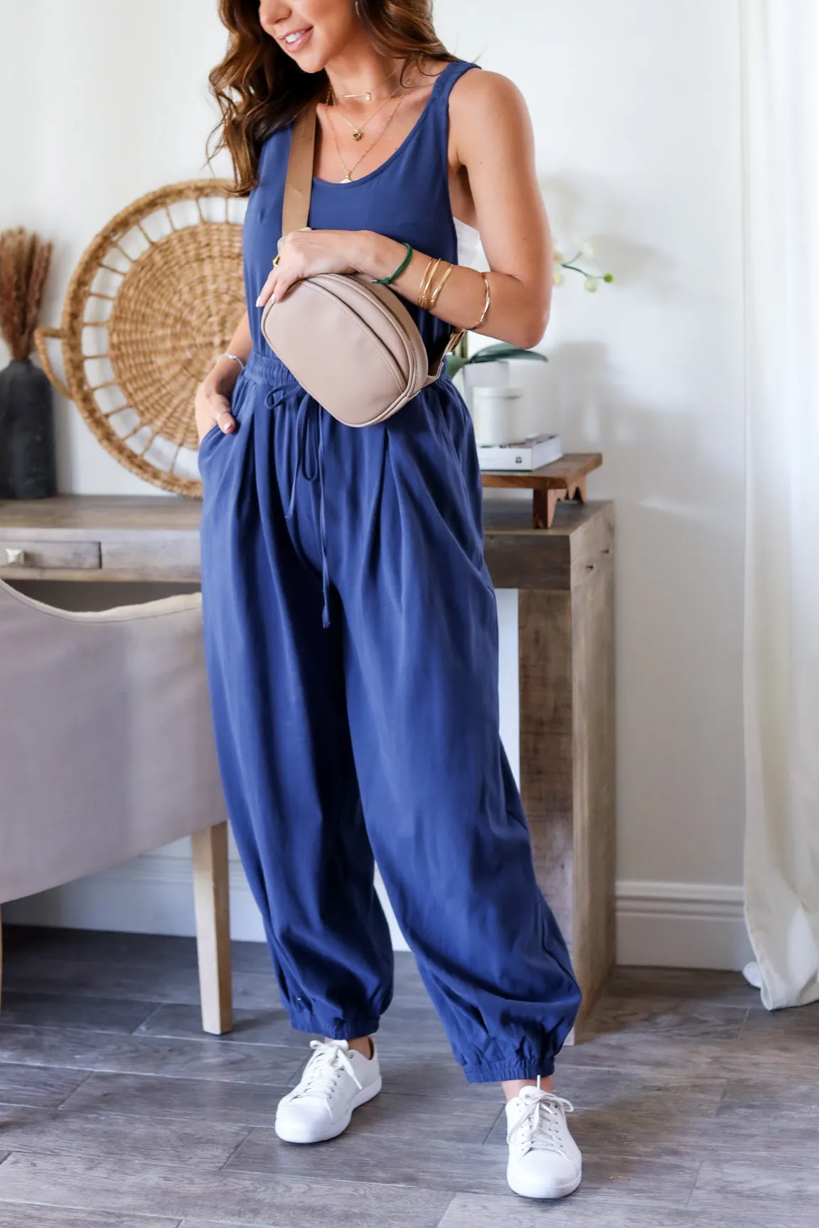 Caroline Jumpsuit- Navy