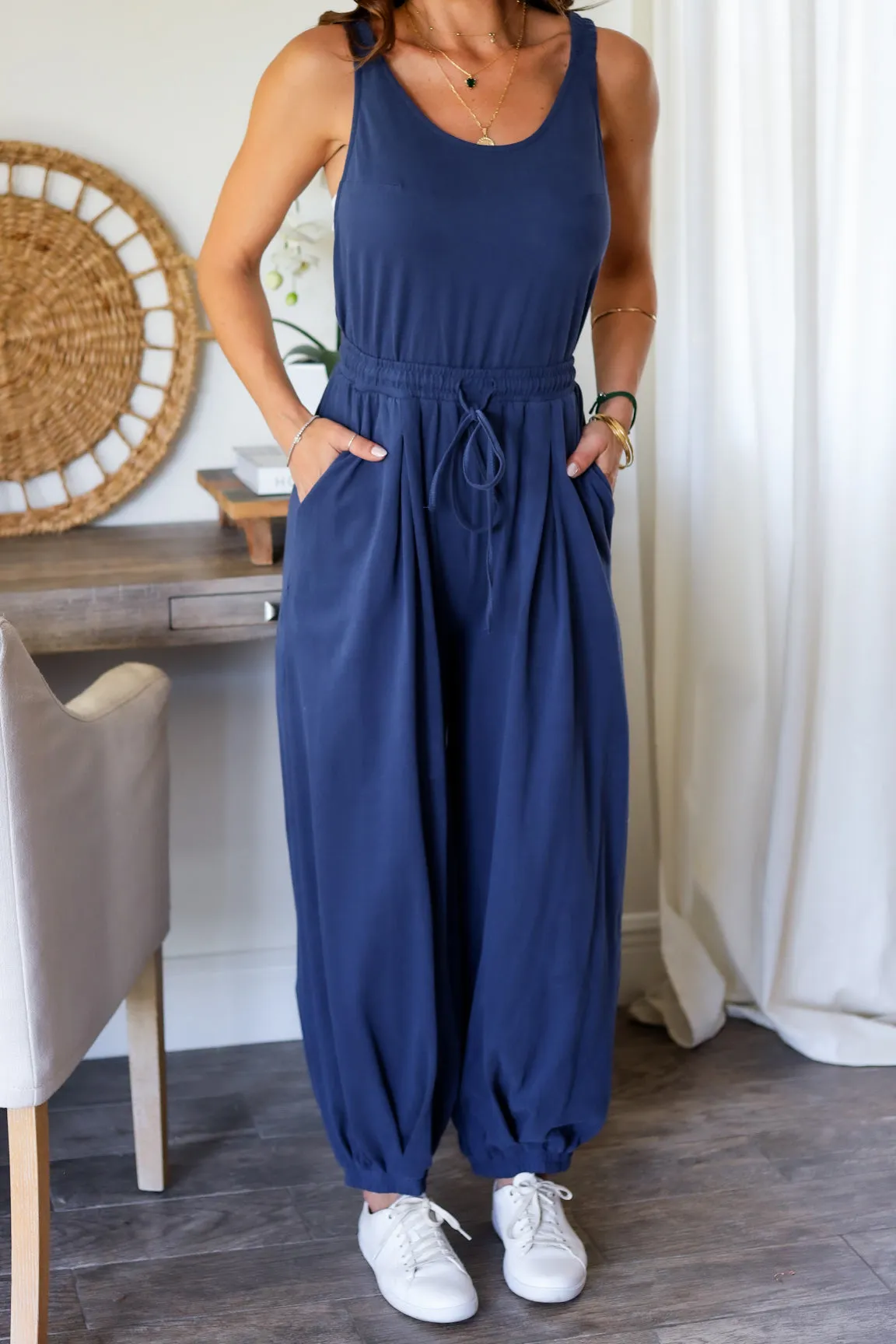 Caroline Jumpsuit- Navy